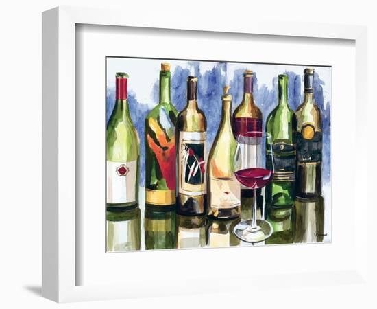 Bottles Reflect II-Heather French-Roussia-Framed Premium Giclee Print