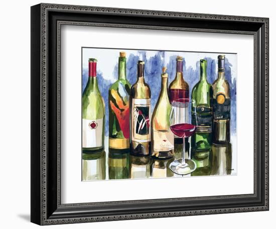 Bottles Reflect II-Heather French-Roussia-Framed Premium Giclee Print