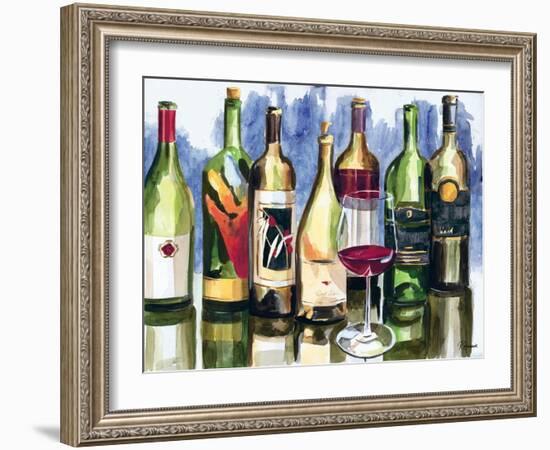 Bottles Reflect II-Heather French-Roussia-Framed Art Print