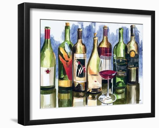 Bottles Reflect II-Heather French-Roussia-Framed Art Print