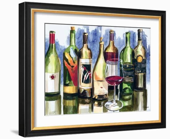 Bottles Reflect II-Heather French-Roussia-Framed Art Print