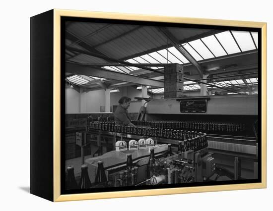 Bottling Beer at Ward and Sons Bottling Plant, Swinton, South Yorkshire, 1961-Michael Walters-Framed Premier Image Canvas