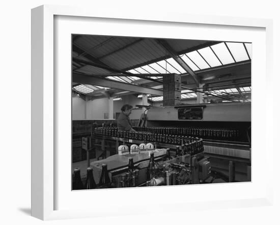 Bottling Beer at Ward and Sons Bottling Plant, Swinton, South Yorkshire, 1961-Michael Walters-Framed Photographic Print