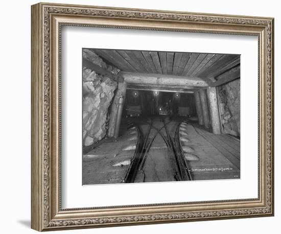 Bottom of Newcastle Slope, 1909-Asahel Curtis-Framed Giclee Print