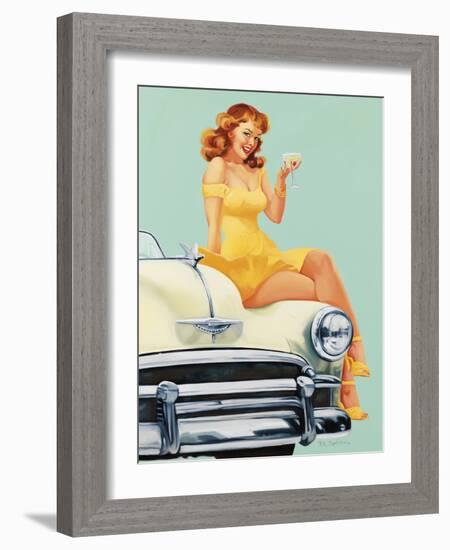 Bottoms Up! - In Focus-Fiona Stephenson-Framed Art Print