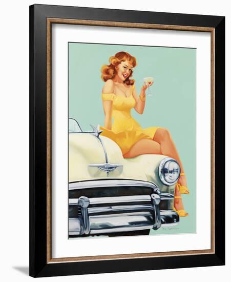 Bottoms Up! - In Focus-Fiona Stephenson-Framed Art Print