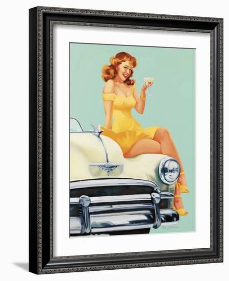 Bottoms Up! - In Focus-Fiona Stephenson-Framed Art Print