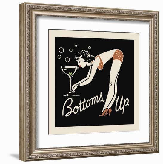 Bottoms Up-null-Framed Giclee Print