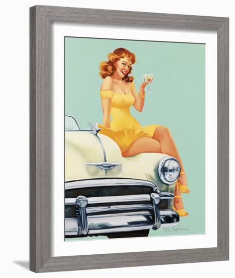 Bottoms Up!-Fiona Stephenson-Framed Giclee Print