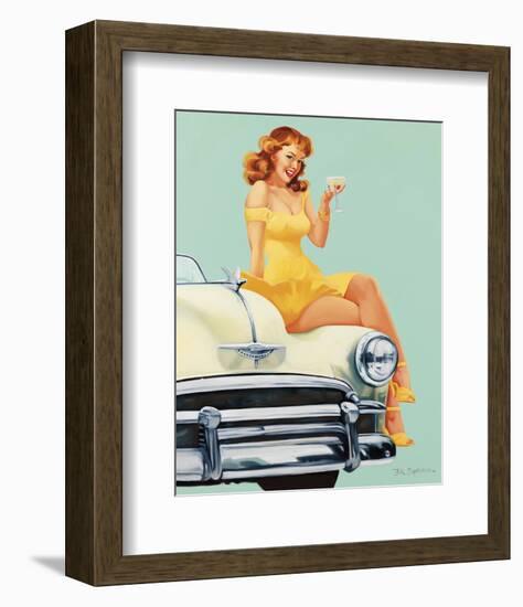 Bottoms Up!-Fiona Stephenson-Framed Art Print