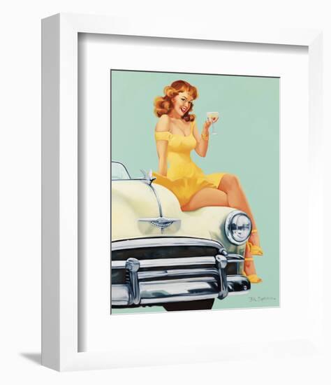 Bottoms Up!-Fiona Stephenson-Framed Art Print