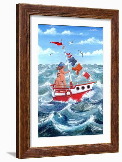 Bottoms Up!-Peter Adderley-Framed Art Print