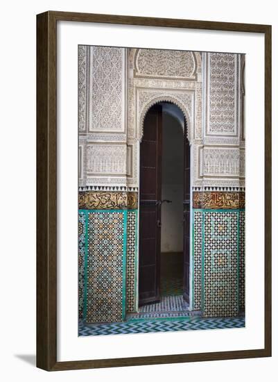 Bou Inania Medersa, Medina, UNESCO World Heritage Site-Doug Pearson-Framed Photographic Print