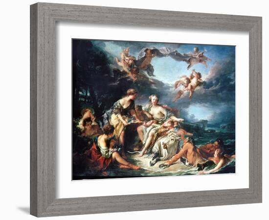 Boucher: Abduction/Europa-Francois Boucher-Framed Giclee Print