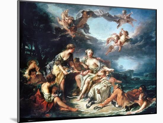 Boucher: Abduction/Europa-Francois Boucher-Mounted Giclee Print