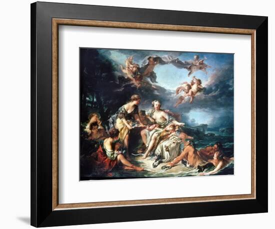 Boucher: Abduction/Europa-Francois Boucher-Framed Premium Giclee Print