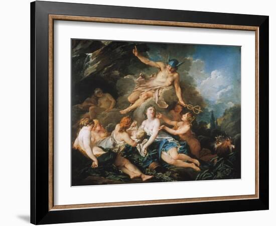 Boucher: Mercury/Bacchus-Francois Boucher-Framed Giclee Print