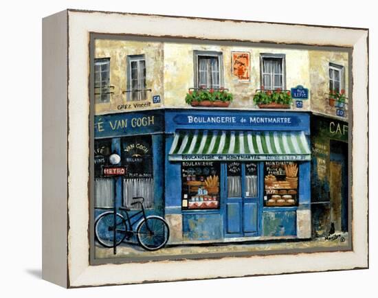 Boucherie de Montmartre-Marilyn Dunlap-Framed Stretched Canvas