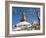 Boudhanath Stupa and Prayer Flags, Kathmandu, Nepal.-Ethan Welty-Framed Photographic Print