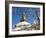 Boudhanath Stupa and Prayer Flags, Kathmandu, Nepal.-Ethan Welty-Framed Photographic Print