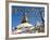 Boudhanath Stupa and Prayer Flags, Kathmandu, Nepal.-Ethan Welty-Framed Photographic Print