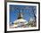 Boudhanath Stupa and Prayer Flags, Kathmandu, Nepal.-Ethan Welty-Framed Photographic Print