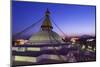 Boudhanath Stupa at Sunset, UNESCO World Heritage Site, Kathmandu, Nepal, Asia-Peter Barritt-Mounted Photographic Print