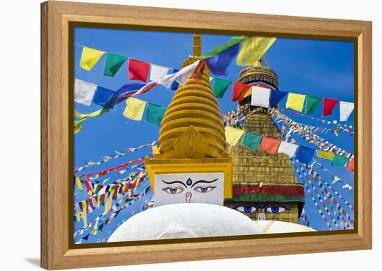 Boudhanath Stupa, Kathmandu, Nepal-Stefano Politi Markovina-Framed Premier Image Canvas