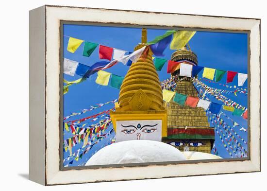 Boudhanath Stupa, Kathmandu, Nepal-Stefano Politi Markovina-Framed Premier Image Canvas