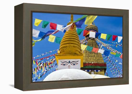 Boudhanath Stupa, Kathmandu, Nepal-Stefano Politi Markovina-Framed Premier Image Canvas