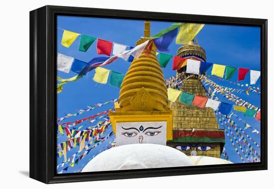 Boudhanath Stupa, Kathmandu, Nepal-Stefano Politi Markovina-Framed Premier Image Canvas