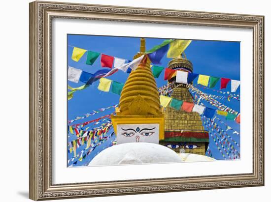 Boudhanath Stupa, Kathmandu, Nepal-Stefano Politi Markovina-Framed Photographic Print