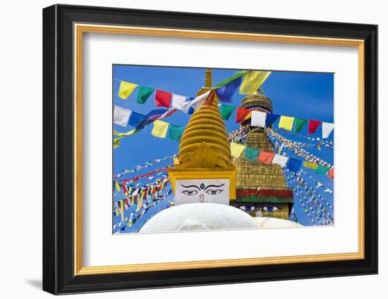 Boudhanath Stupa, Kathmandu, Nepal-Stefano Politi Markovina-Framed Photographic Print