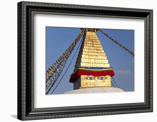 Boudhanath Stupa, Kathmandu Valley, Nepal-Peter Adams-Framed Photographic Print