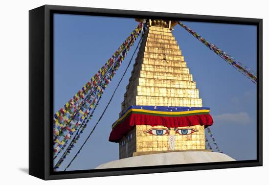 Boudhanath Stupa, Kathmandu Valley, Nepal-Peter Adams-Framed Premier Image Canvas