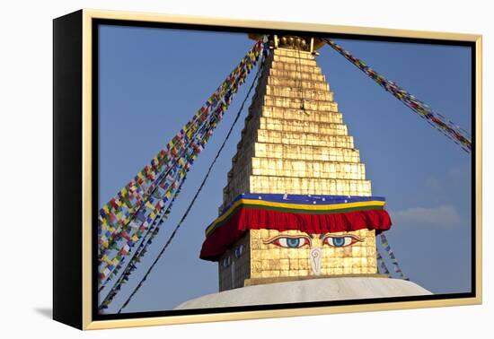 Boudhanath Stupa, Kathmandu Valley, Nepal-Peter Adams-Framed Premier Image Canvas