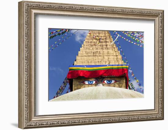 Boudhanath Stupa, Kathmandu Valley, Nepal-Peter Adams-Framed Photographic Print