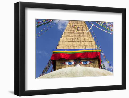 Boudhanath Stupa, Kathmandu Valley, Nepal-Peter Adams-Framed Photographic Print