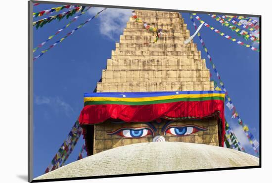 Boudhanath Stupa, Kathmandu Valley, Nepal-Peter Adams-Mounted Photographic Print