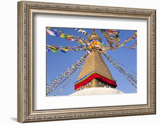 Boudhanath Stupa, Kathmandu Valley, Nepal-Peter Adams-Framed Photographic Print