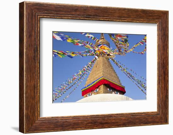 Boudhanath Stupa, Kathmandu Valley, Nepal-Peter Adams-Framed Photographic Print