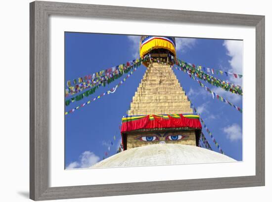 Boudhanath Stupa, Kathmandu Valley, Nepal-Peter Adams-Framed Photographic Print