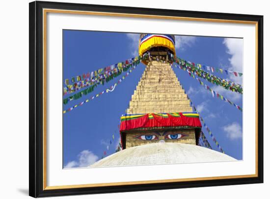 Boudhanath Stupa, Kathmandu Valley, Nepal-Peter Adams-Framed Photographic Print