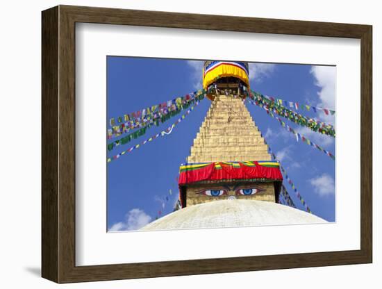 Boudhanath Stupa, Kathmandu Valley, Nepal-Peter Adams-Framed Photographic Print