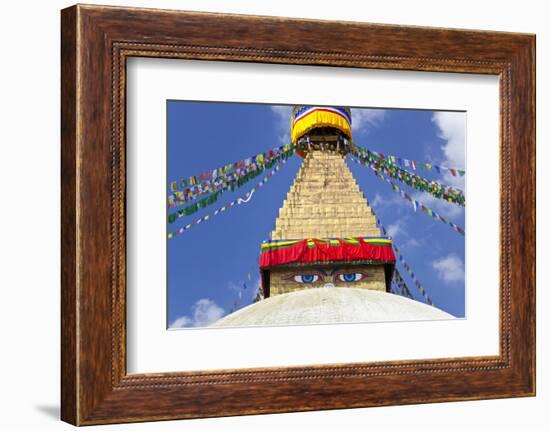 Boudhanath Stupa, Kathmandu Valley, Nepal-Peter Adams-Framed Photographic Print