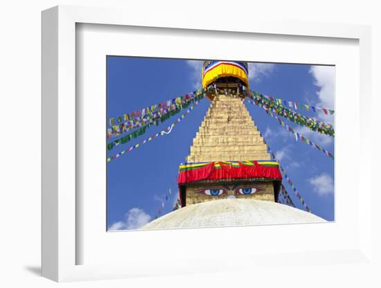 Boudhanath Stupa, Kathmandu Valley, Nepal-Peter Adams-Framed Photographic Print