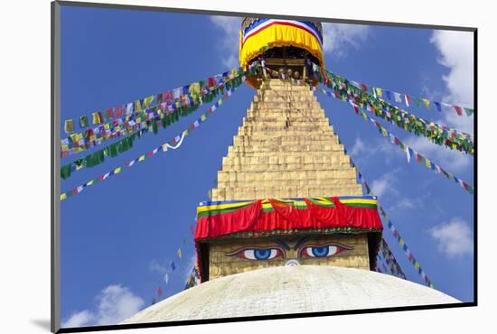 Boudhanath Stupa, Kathmandu Valley, Nepal-Peter Adams-Mounted Photographic Print