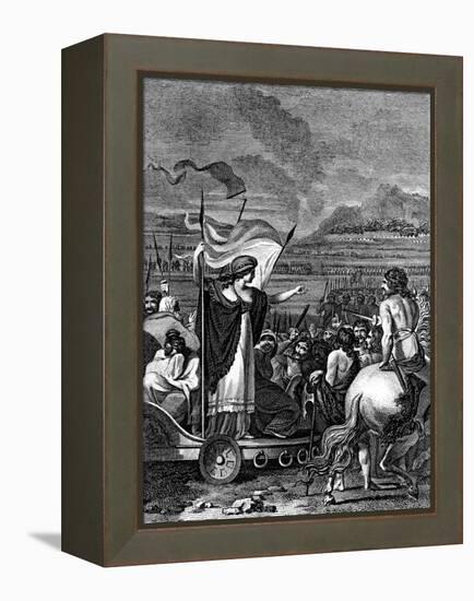 Boudicca (Boadice) Lst Century British Queen of Iceni, 1824-null-Framed Premier Image Canvas