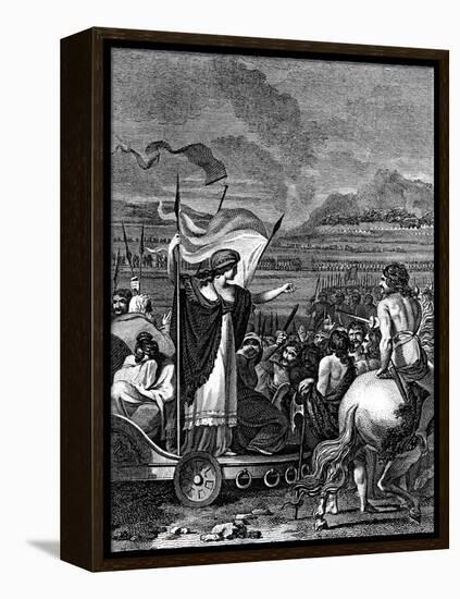 Boudicca (Boadice) Lst Century British Queen of Iceni, 1824-null-Framed Premier Image Canvas