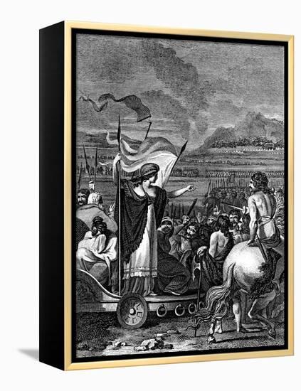 Boudicca (Boadice) Lst Century British Queen of Iceni, 1824-null-Framed Premier Image Canvas